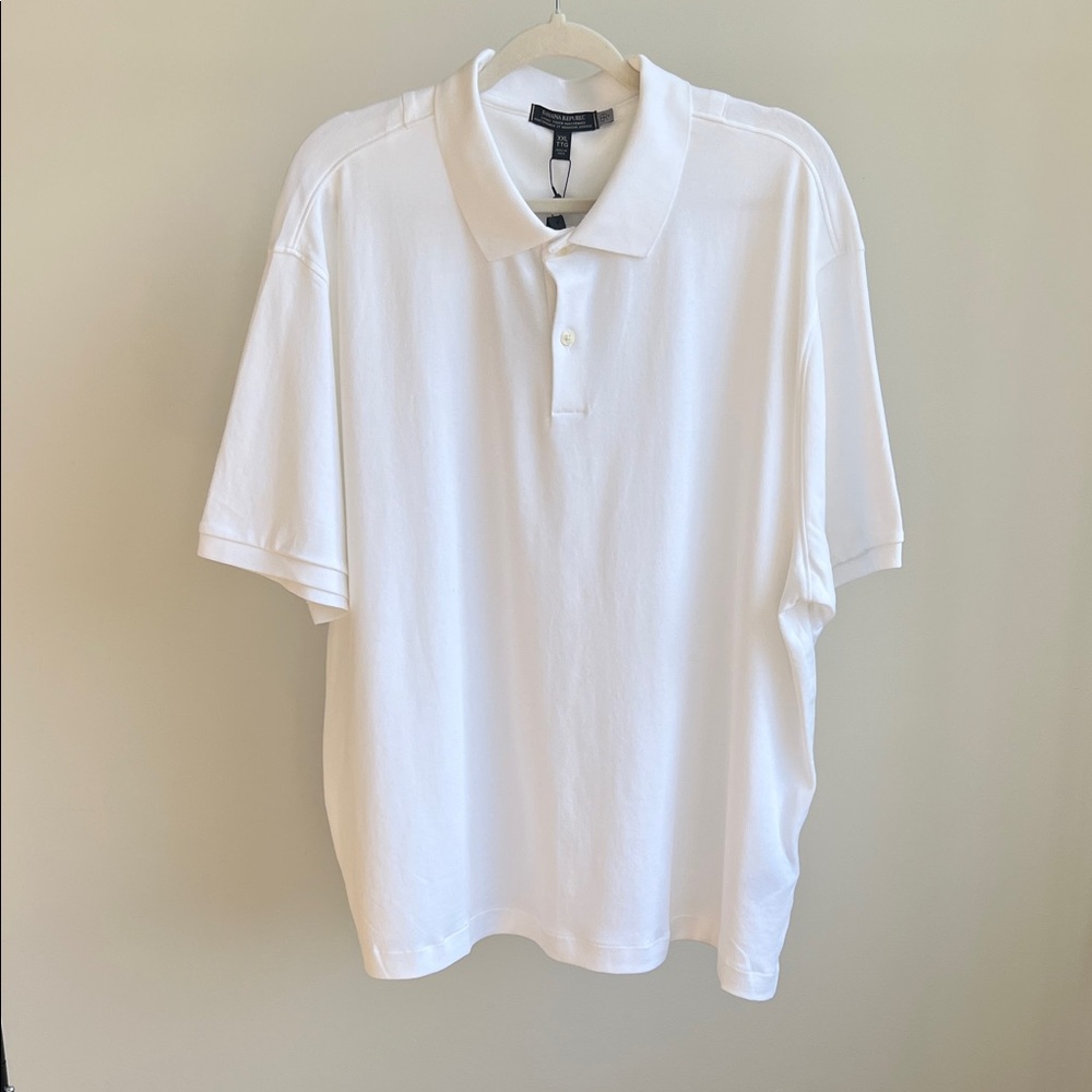 Banana Republic White Polo Shirt NWT